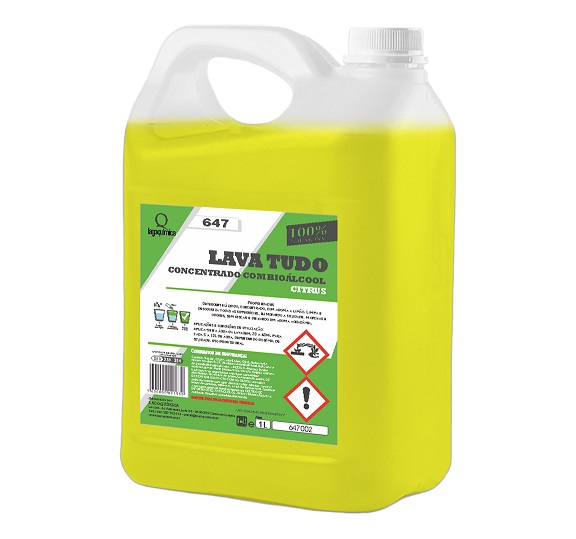 LQ-607XT CITRUS  Lava Tudo Concentrado Com Bio�lcool 5 LT